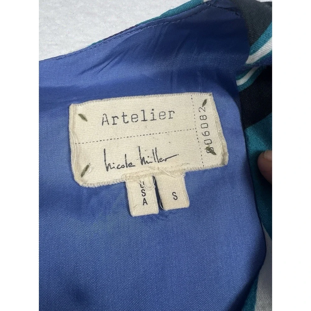 Vintage Nicole Miller Atelier sz S women's dress in Excellent condition Silk